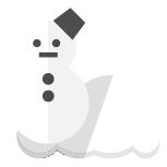 雪・くもり